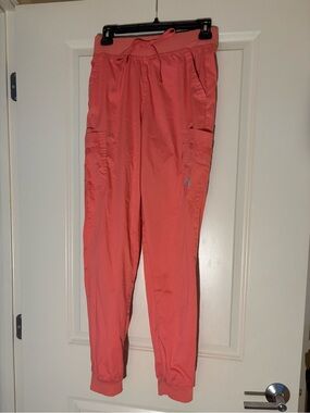 Uniform Advantage Coral Pink Jogger Scrub Pants